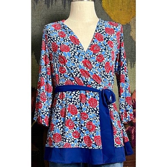 Modcloth Tie Tunic Blouse M - Picture 1 of 16